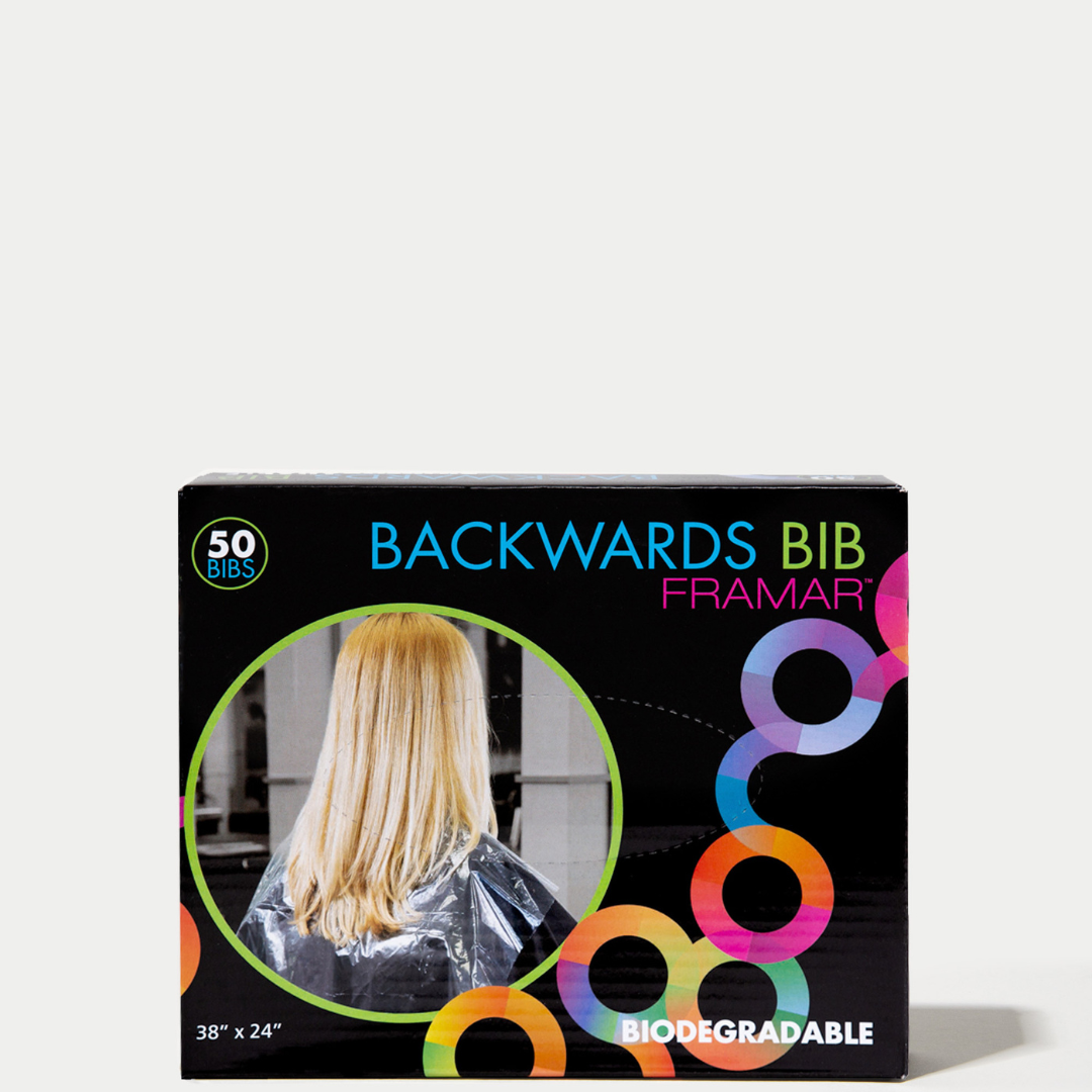 Framar Backwards Bibs zaštitna folija za vrat i odjeću tijekom bojenja kose